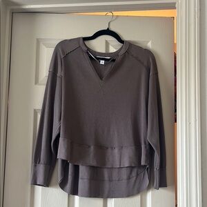 Brown Long Sleeve Top
